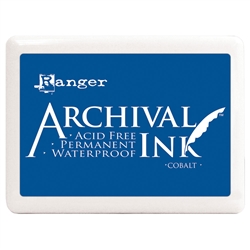 Ranger Archival Ink Pad #3 Large - Cobalt A3P56751