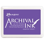 Ranger Archival Ink Pad #3 Large - Majestic Violet A3P64718