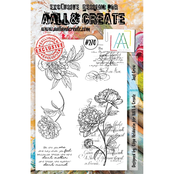 AALL & Create A5 Stamp Set - Just Grow #270