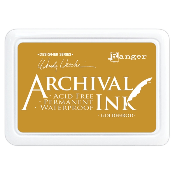 Ranger Wendy Vecchi Make Art Archival Ink Pad - Goldenrod AID73987