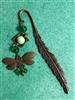 Special Purchase - Antiqued Bronze Feather & Dragonfly Bookmark