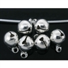 Tiny Silver Plated Jingle Bells - Set of 15