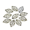 Tiny Bronze Leaf - Set of 10