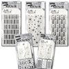 Stampers Anonymous Tim Holtz 2023 Christmas Layering Stencil Bundle