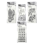 Stampers Anonymous Tim Holtz Halloween Layering Stencil Bundle