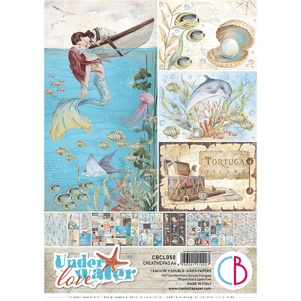 Ciao Bella - Underwater Love A4 Paper Pad CBCL050