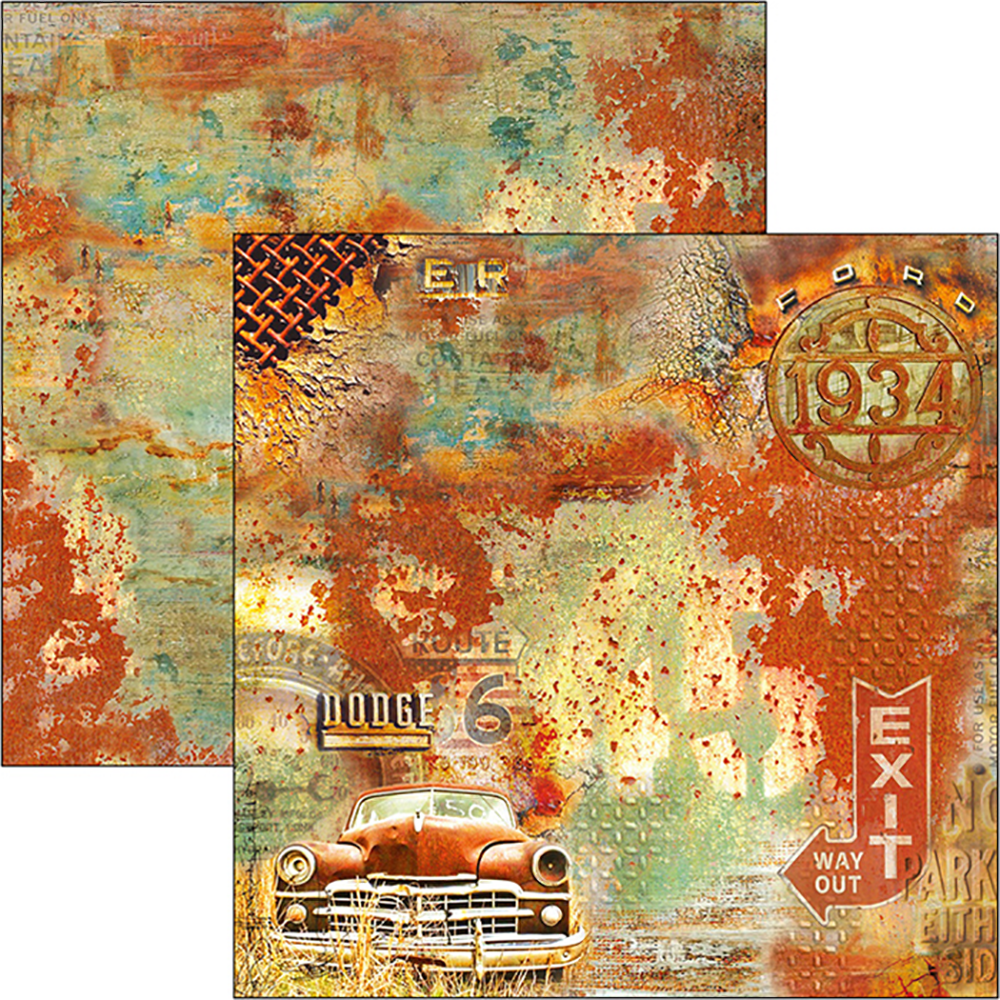 Ciao Bella - Collateral Rust 12x12 Paper Pad CBPLE026 Limited Edition