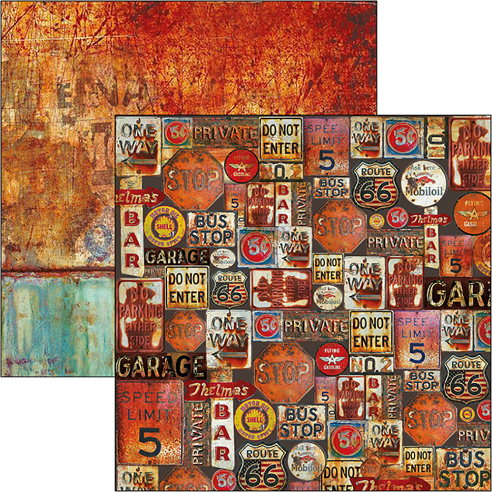Ciao Bella - Collateral Rust 12x12 Paper Pad CBPLE026 Limited Edition