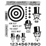 Stampers Anonymous Tim Holtz Stamp Set - Inquisitive CMS432