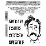 Stampers Anonymous Tim Holtz Stamp Set - Observations CMS434