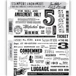 Stampers Anonymous Tim Holtz Stamp Set -  Eccentric CMS448