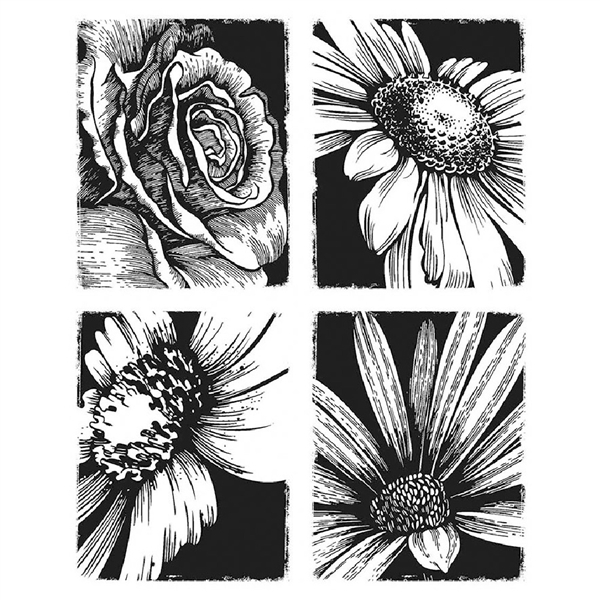 Stampers Anonymous Tim Holtz Stamp Set - Bold Botanicals CMS462