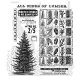 Stampers Anonymous Tim Holtz Stamp Set Christmas 2023 - Winter Woodlands CMS476