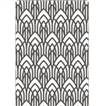 Sizzix Chapter 3 Tim Holtz Multi-Level Texture Fades Embossing Folder - Arched 665459