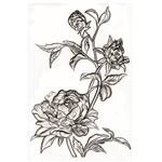 Sizzix Chapter 3 Tim Holtz 3-D Textured Impressions Embossing Folder - Mini Roses 665632