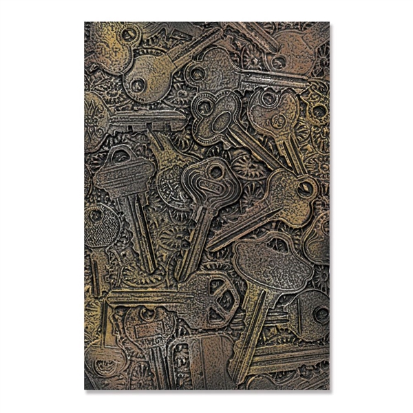 Sizzix 3-D Textured Impressions Embossing Folder - Keys by Eileen Hull ...