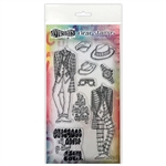 Ranger Dylusions Couture Stamp Set - A Day at the Races, Duo DYB78333