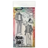 Ranger Dylusions Couture Stamp Set - Man About Town, Duo DYB78371