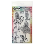 Ranger Dylusions Couture Stamp Set - Walk in the Park, Duo DYB78418