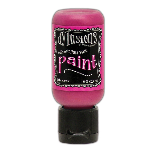 Ranger Dylusions Paint 1oz Flip Cap - Bubblegum Pink DYQ70405