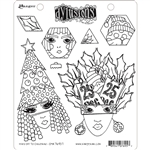 Ranger Dylusions Stamp Set - Hats Off to Christmas DYR76957