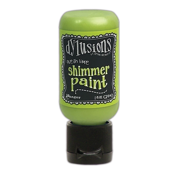 Ranger Dylusions Shimmer Paint - Fresh Lime DYU74410