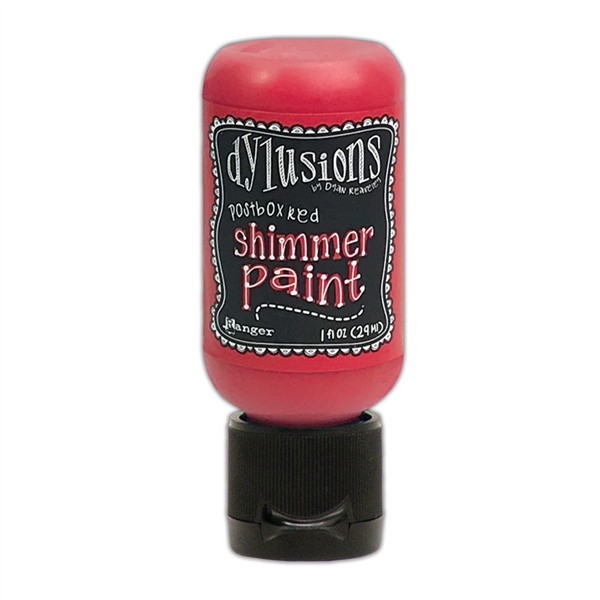 Ranger Dylusions Shimmer Paint - Postbox Red DYU74458