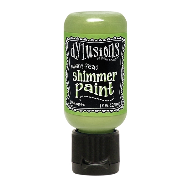 Ranger Dylusions Shimmer Paint - Mushy Peas DYU81418
