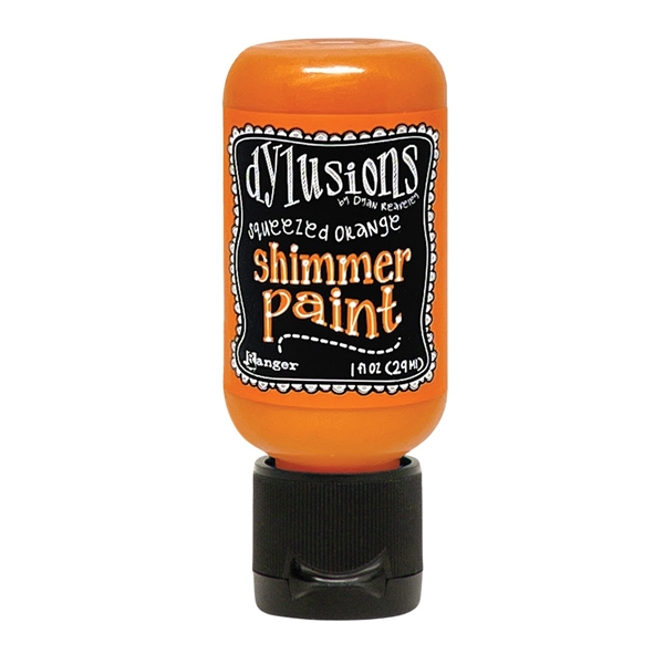 Ranger Dylusions Shimmer Paint - Squeezed Orange DYU8146