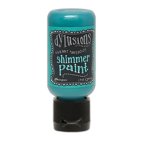 Ranger Dylusions Shimmer Paint - Vibrant Turquoise DYU81487