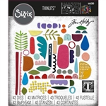 Sizzix Everyday Collection Tim Holtz Thinlits Die Set - Abstract Elements 666280