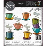 Sizzix Everyday Collection Tim Holtz Thinlits Die Set - Papercut Cafe' 666287