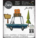 Sizzix Everyday Collection Tim Holtz Thinlits Die Set - Road Trip, Colorize 666288
