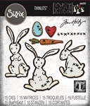 Sizzix Everyday Collection Tim Holtz Thinlits Die Set - Bunny Stitch 666293