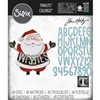 Sizzix Tim Holtz Christmas 2023 Thinlits Die Set - Santa Greetings,  Colorize 666338