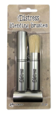 Tim Holtz Distress Blending Brushes - Two Packages - 4 Brush Bundle  (Original Version)