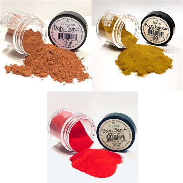 Emerald Creek Gwen Lafleur Boho Blends Embossing Powder - Spiced Market Kit - 3 Colors