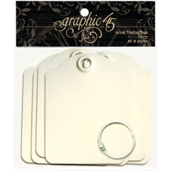 Graphic 45 - Artist Trading Tags - Ivory G4500846