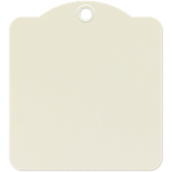 Graphic 45 - Square Tags - Ivory G4501282