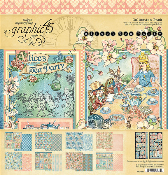 Graphic 45 - Alice's Tea Party - 12x12 Collection 4502359