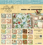 Graphic 45 - Time To Flourish 8x8 Pad Deluxe Collector's Edition 4502366