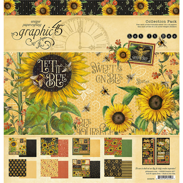 Graphic 45 - Let It Bee - 12x12 Collection 4502376