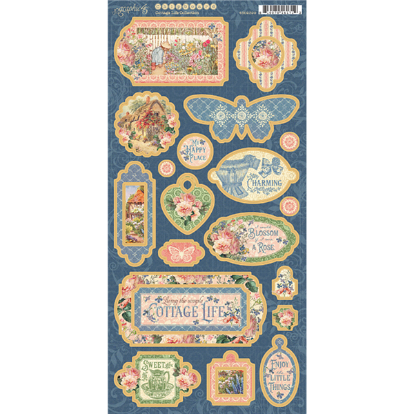 Graphic 45 - Cottage Life Chipboard 4502399
