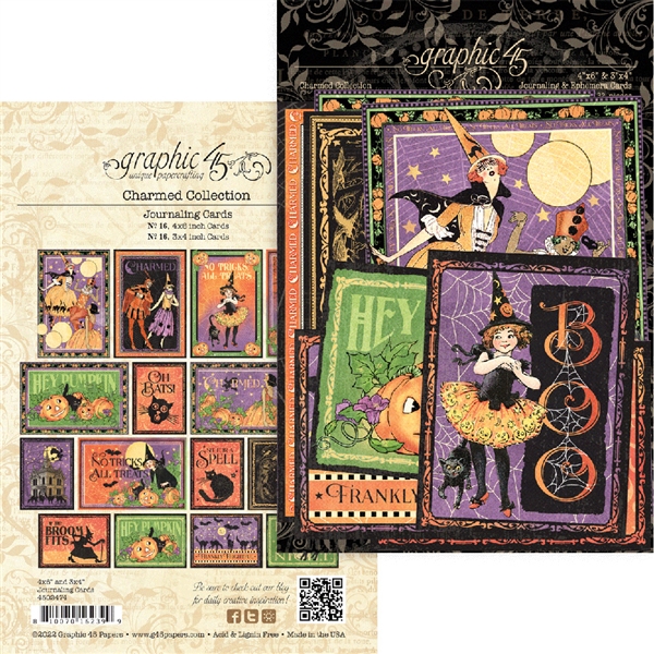 Graphic 45 - Charmed Journaling Cards 4502474