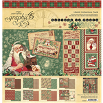 Graphic 45 Letters to Santa 12Ã—12 Collection Pack with Stickers 4502697