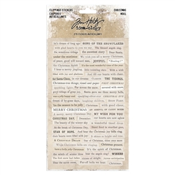 Tim Holtz Idea-ology Clippings Stickers, Christmas