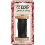 Ice Resin Leather Cording Soft 3mm Black