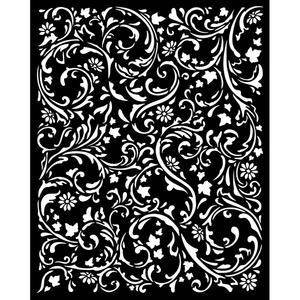 Stamperia Magic Forest Swirls Pattern Stencil - KSTD131