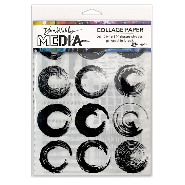 Ranger Dina Wakley MEdia Collage Paper - Elements MDA74908