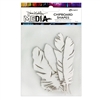 Ranger Dina Wakley Chipboard Shapes - Feathers MDA74915